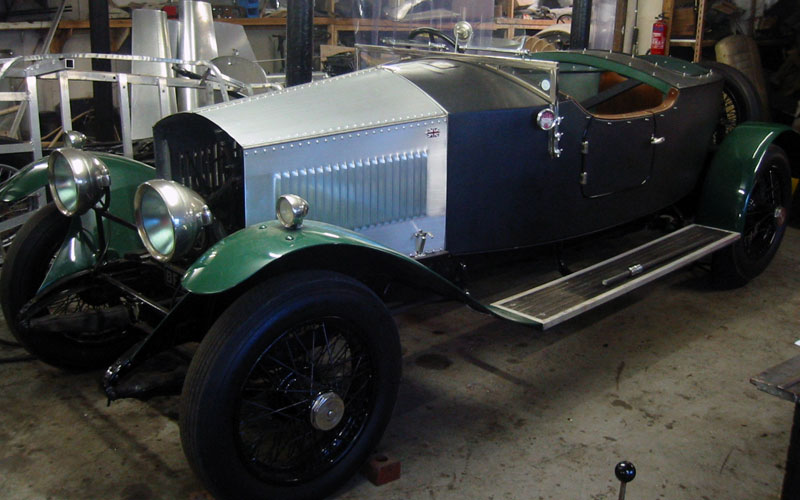 Vintage Rolls Polished Bonnet